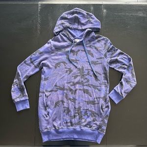 Medium Purple Camouflage Hoodie Sweatshirt No Sizing